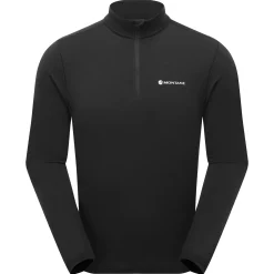 Montane Trekking|Ski Touring*Men's Malli Long Sleeve Zip Merino T-Shirt