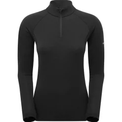 Women Montane Trekking|Ski Touring*Women's Malli Long Sleeve Zip Merino T-Shirt
